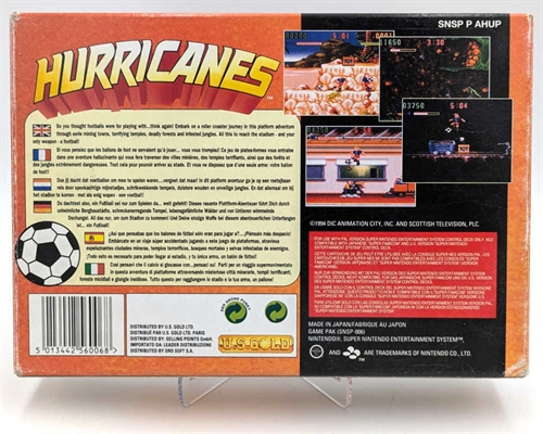 Hurricanes - Komplet i Æske - SNES - (EUR) (B Grade) (Genbrug)